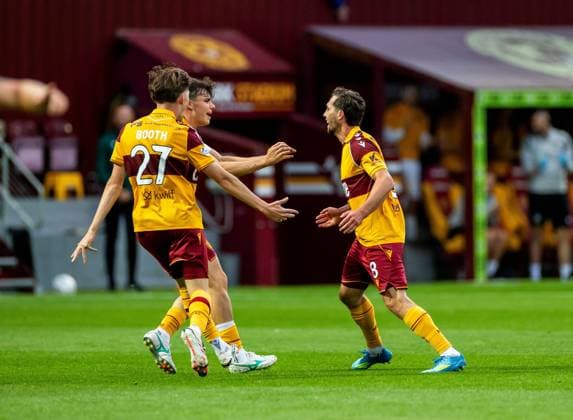 Lukas Fadinger celebrates Motherwell s 2nd goal Motherwell v Havnar Boltfelag, UEFA Conference League, 2nd Qualifying Round, 1st Leg, Football, Fir Park, Motherwell, Scotland, UK - 23 Jul 2026Motherwell Fir Park Scotland United Kingdom  Copyright: xRoddyxScott Shutterstockx 16999258af