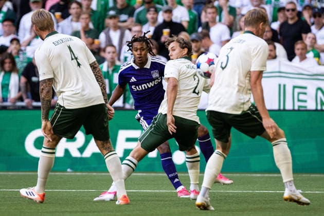 260723 Jayden Onia Seke of Anderlecht during the UEFA Europa League second qualifying round football match between Hammarby and Anderlecht on July 23, 2026 in Stockholm. Photo: Michael Campanella BILDBYRAN COP 313 KJ0354 fotboll football soccer fotball uefa europa league europa league kval qualifying round qualification hammarby anderlecht bbeng grappa33 *** July 23, 2026: Jayden Onia Seke of Anderlecht during the UEFA Europa League second qualifying round soccer match between Hammarby and Anderlecht on July 23, 2026 in Stockholm. Photo by Michael Campanella, BILDBYRAN COP 313 KJ0354. soccer, football, UEFA Europa League, Europa League qualifiers, qualifying round, qualification, Hammarby, Anderlecht, bbeng, grappa33  Copyright: MICHAELxCAMPANELLA BB260723MC071