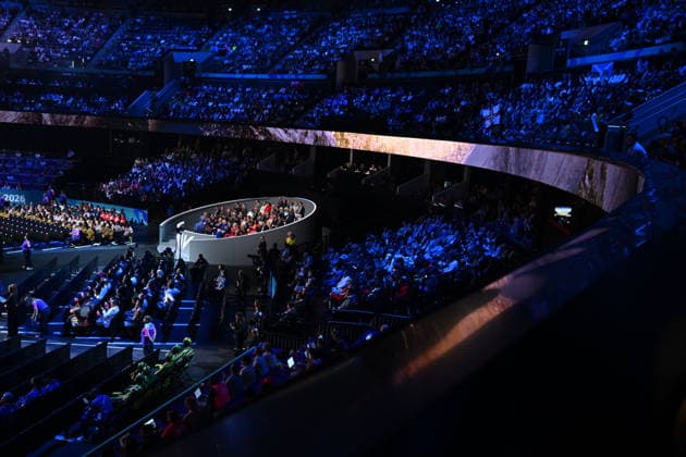 COM26 OPENING CEREMONY, The Royal Box during the Opening Ceremony of the Glasgow 2026 Commonwealth Games at The Hydro in Glasgow, Scotland, Thursday, July 23, 2026. ( NO ARCHIVING, EDITORIAL USE ONLY GLASGOW UNITED KINGDOM  Copyright: xJOELxCARRETTx 20260724154363311550