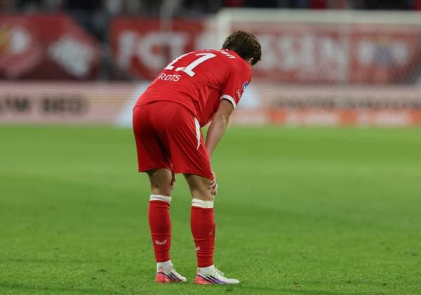 ENSCHEDE - FC Twente player Daan Rots is disappointed after the UEFA Europa League second qualifying round match between FC Twente and Ferencvaros at the Grolsch Veste on July 23, 2026, in Enschede, the Netherlands. (Photo by DeFodi Images) - *** ENSCHEDE FC Twente player Daan Rots looks disappointed after the UEFA Europa League second qualifying round match between FC Twente and Ferencvaros at the Grolsch Veste on July 23, 2026, in Enschede, the Netherlands. Photo by DeFodi Images