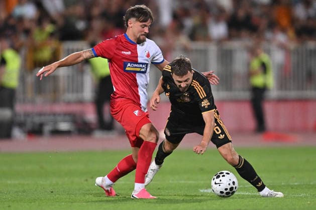VOJVODINA NOVI SAD vs AJAX AMSTERDAM NJEGOS PETROVIC vs YOURI REGEER football Vojvodina Novi Sad vs Ajax Amsterdam qualifications UEFA Conference League at Karadjordje stadium, Novi Sad 23.07.2026 Foto: FOOTBALL, UEFA CONFERENCE LEAGUE, AJAX AMSTERDAM, VOJVODINA NOVI SAD, QUALIFICATIONS Novi Sad Karadjordje stadium Serbia Copyright: xMarkoxMetlas xMNxPressx