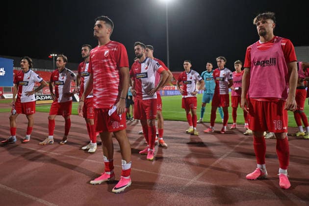 VOJVODINA NOVI SAD vs AJAX AMSTERDAM DEJAN ZUKIC football Vojvodina Novi Sad vs Ajax Amsterdam qualifications UEFA Conference League at Karadjordje stadium, Novi Sad 23.07.2026 Foto: FOOTBALL, UEFA CONFERENCE LEAGUE, AJAX AMSTERDAM, VOJVODINA NOVI SAD, QUALIFICATIONS Novi Sad Karadjordje stadium Serbia Copyright: xMarkoxMetlas xMNxPressx