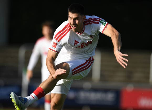 23.07.2026, xophax, Fussball 1.Bundesliga, 1.FC Koeln Freundschaftsspiel in der Beklau Arena Bergisch Gladbach. SV Bergisch Gladbach gegen 1.FC Köln . Luka Lochoshvili ( 1.FC Köln ) Koeln *** July 23, 2026, xophax, Soccer, Bundesliga 1, 1. FC Köln Friendly Match at the Beklau Arena in Bergisch Gladbach: SV Bergisch Gladbach vs. 1. FC Köln, Luka Lochoshvili, 1. FC Köln, Cologne