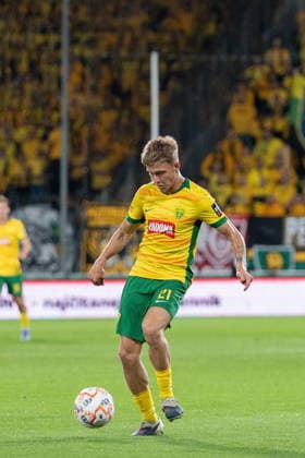 ZILINA, 23.07.2026 MECZ LIGA KONFERENCJI SEZON 2026 27: MSK ZILINA - GKS KATOWICE UEFA CONFERENCE LEAGUE 2025 26: MSK ZILINA - GKS KATOWICE TIMOTEJ HRANICA FOT. MATEUSZ WIEWIORKA 400MM.PL NEWSPIX.PL --- newspix.pl 