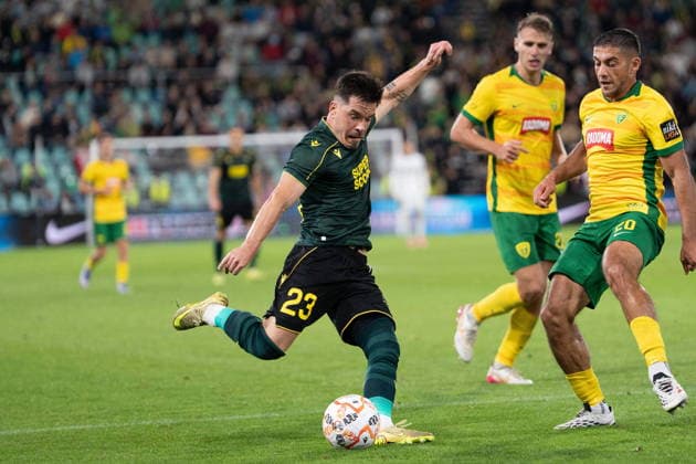 ZILINA, 23.07.2026 MECZ LIGA KONFERENCJI SEZON 2026 27: MSK ZILINA - GKS KATOWICE UEFA CONFERENCE LEAGUE 2025 26: MSK ZILINA - GKS KATOWICE MARCIN WASIELEWSKI FOT. MATEUSZ WIEWIORKA 400MM.PL NEWSPIX.PL --- newspix.pl 