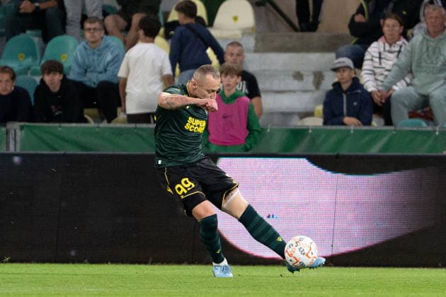 ZILINA, 23.07.2026 MECZ LIGA KONFERENCJI SEZON 2026 27: MSK ZILINA - GKS KATOWICE UEFA CONFERENCE LEAGUE 2025 26: MSK ZILINA - GKS KATOWICE ADAM ZRELAK FOT. MATEUSZ WIEWIORKA 400MM.PL NEWSPIX.PL --- newspix.pl 