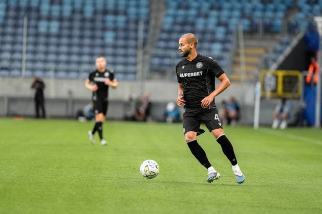 Lublin 23.07.2026. Football UEFA Europa League Qualifiers match, second qualifying round 1st leg, between FC Dynamo Kyiv and PAOK FC in Lublin, Poland --- Mecz Ligi Europy UEFA - 2. runda kwalifikacji pomiedzy Dynamo Kijow a PAOK FC w Lublinie, Polska. Persons Shown : Pantelis Hatzidiakos Fot. Kazimierz Kozuch Arena Akcji NEWSPIX.PL --- newspix.pl 