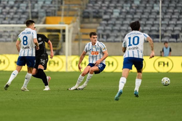 Lublin 23.07.2026. Football UEFA Europa League Qualifiers match, second qualifying round 1st leg, between FC Dynamo Kyiv and PAOK FC in Lublin, Poland --- Mecz Ligi Europy UEFA - 2. runda kwalifikacji pomiedzy Dynamo Kijow a PAOK FC w Lublinie, Polska. Persons Shown : Taras Mykhavko Fot. Kazimierz Kozuch Arena Akcji NEWSPIX.PL --- newspix.pl 