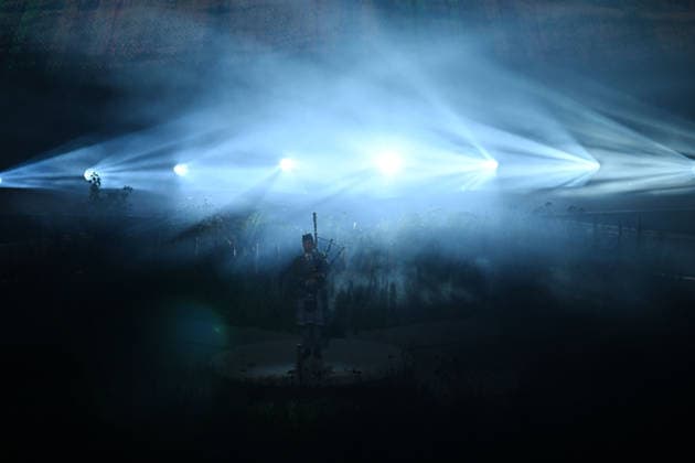 COM26 OPENING CEREMONY, A bagpiper during the Opening Ceremony of the Glasgow 2026 Commonwealth Games at The Hydro in Glasgow, Scotland, Thursday, July 23, 2026. ( NO ARCHIVING, EDITORIAL USE ONLY GLASGOW UNITED KINGDOM  Copyright: xLUKASxCOCHx 20260724152872755015