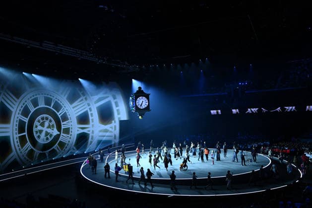 COM26 OPENING CEREMONY, Scenes from the Opening Ceremony of the Glasgow 2026 Commonwealth Games at The Hydro in Glasgow, Scotland, Thursday, July 23, 2026. ( NO ARCHIVING, EDITORIAL USE ONLY GLASGOW UNITED KINGDOM  Copyright: xJOELxCARRETTx 20260724127219533492
