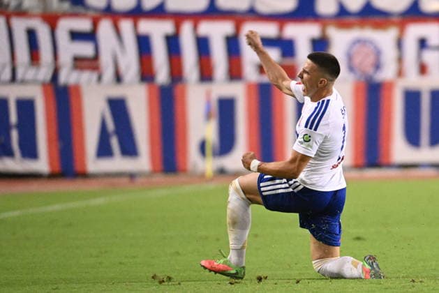 Croatia, Split, July 26, 2023. Poljud Stadium. Europa League second qualifying round match: Hajduk vs. Pafos. In the photo: Michele Sego. Photo: Tom Dubravec CROPIX Split CROATIA Copyright: xxTomxDubravecx td_hajduk_pafos39-230726