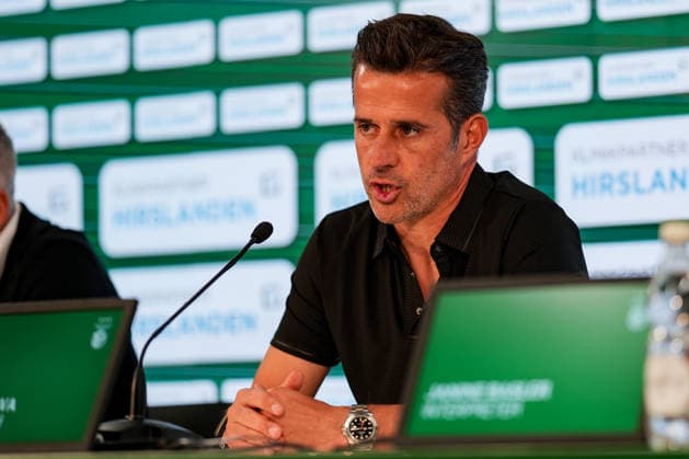 Fussball, UEFA Europa League Qualifikation: FC St. Gallen 1879 vs. Benfica Lissabon, Donnerstag, 23.07.2026 (Berit Sitterstadion, St. Gallen, Schweiz); Marco Silva (Trainer, Benfica Lissabon) *** Soccer, UEFA Europa League Qualifying: FC St. Gallen 1879 vs. Benfica Lisbon, Thursday, July 23, 2026, Berit Sitter Stadium, St. Gallen, Switzerland; Marco Silva, Head Coach, Benfica Lisbon Copyright: xValentinxDomgjonix