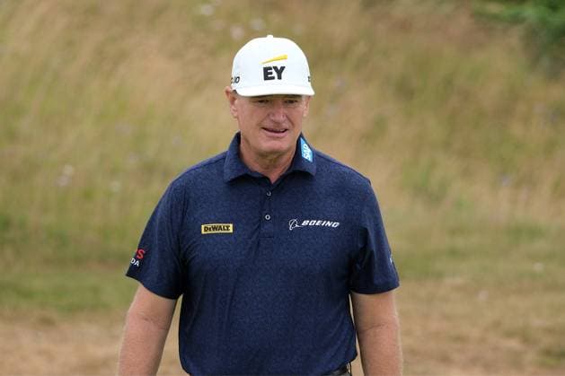 UK: The ISPS HANDA Senior Open Championship at King‚Äôs Course, Gleneagles, Scotland on 23 July 2026: Pictured: Ernie Els (RSA) on the 4th green during the first round of the ISPS Handa Senior Open Championship 2026 Gleneagles King‚Äôs Course Scotland Scotland Copyright: xAlexxToddx