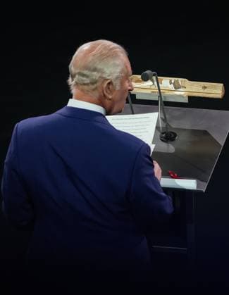 HRH King Charles III reads his Commonwealth Message and formally announces the Glasgow 2026 Commonwealth Games open. Glasgow 2026 Commonwealth Games, Day One, Glasgow, Scotland, UK - 23 Jul 2026Glasgow Scotland United Kingdom  Copyright: xStuartxWallace Shutterstockx 17002357ah