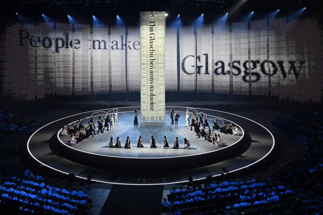 COM26 OPENING CEREMONY, Scenes from the Opening Ceremony of the Glasgow 2026 Commonwealth Games at The Hydro in Glasgow, Scotland, Thursday, July 23, 2026. ( NO ARCHIVING, EDITORIAL USE ONLY GLASGOW UNITED KINGDOM  Copyright: xLUKASxCOCHx 20260724114195328701