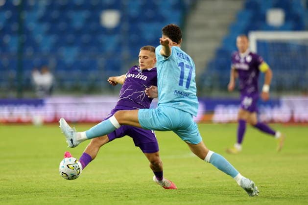 PLOCK 23.07.2026 MECZ II RUNDA ELIMINACYJNA LIGA KONFERENCJI SEZON 2026 2027: LNZ CZERKASY - KAA GENT --- UEFA CONFERENCE LEAGUE SECOND QUALIFYING ROUND FIRST MATCH: FC LNZ CHERKASY - KAA GENT ARTUR RIABOW MATHIAS DELORGE FOT. PIOTR KUCZA FOTOPYK NEWSPIX.PL --- newspix.pl 