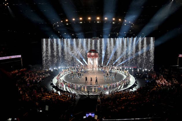 COM26 OPENING CEREMONY, Scenes from the Opening Ceremony of the Glasgow 2026 Commonwealth Games at The Hydro in Glasgow, Scotland, Thursday, July 23, 2026. ( NO ARCHIVING, EDITORIAL USE ONLY GLASGOW UNITED KINGDOM  Copyright: xLUKASxCOCHx 20260724141555378368