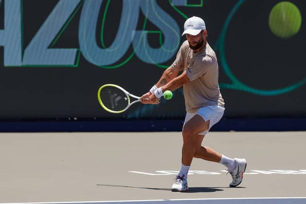 LOS CABOS TENNIS OPEN 2026 LOS CABOS TENNIS OPEN 2026 23072026 LOS CABOS, MEXICO. Action photo of Corentin Moutet of France, during a training session at the Cabo Sorts Complex, prior to the start of the Los Cabos Tennis Open 2026 in Baja California, Mexico. Foto de accion de Corentin Moutet de Francia, durante una sesion de entrenamiento en el Cabo Sports Complex, previo al arranque del Los Cabos Tennis Open 2026 en Baja California, Mexico. PHOTO BY IMAGENSHOP AGENCIA FOTOGRAFICA LOS CABOS BAJA CALOFORNIA MEXICO *** LOS CABOS TENNIS OPEN 2026 LOS CABOS TENNIS OPEN 2026 07 23 2026 LOS CABOS, MEXICO Action photo of Corentin Moutet of France during a training session at the Cabo Sports Complex prior to the start of the 2026 Los Cabos Tennis Open in Baja California, Mexico Action photo of Corentin Moutet of France, during a training session at the Cabo Sports Complex, prior to the start of the 2026 Los Cabos Tennis Open in Baja California, Mexico PHOTO BY IMAGENSHOP PHOTO AGENCY LOS CABOS BAJA CALIFORNIA MEXICO Copyright: xIMAGENSHOPxAGENCIAxFOTOGRAFICAx