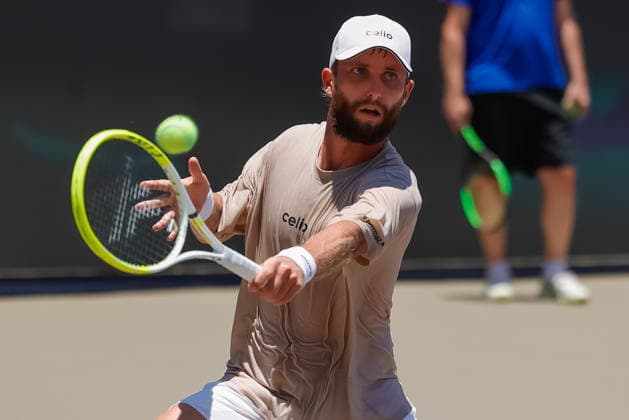LOS CABOS TENNIS OPEN 2026 LOS CABOS TENNIS OPEN 2026 23072026 LOS CABOS, MEXICO. Action photo of Corentin Moutet of France, during a training session at the Cabo Sorts Complex, prior to the start of the Los Cabos Tennis Open 2026 in Baja California, Mexico. Foto de accion de Corentin Moutet de Francia, durante una sesion de entrenamiento en el Cabo Sports Complex, previo al arranque del Los Cabos Tennis Open 2026 en Baja California, Mexico. PHOTO BY IMAGENSHOP AGENCIA FOTOGRAFICA LOS CABOS BAJA CALOFORNIA MEXICO *** LOS CABOS TENNIS OPEN 2026 LOS CABOS TENNIS OPEN 2026 07 23 2026 LOS CABOS, MEXICO Action photo of Corentin Moutet of France during a training session at the Cabo Sports Complex prior to the start of the 2026 Los Cabos Tennis Open in Baja California, Mexico Action photo of Corentin Moutet of France, during a training session at the Cabo Sports Complex, prior to the start of the 2026 Los Cabos Tennis Open in Baja California, Mexico PHOTO BY IMAGENSHOP PHOTO AGENCY LOS CABOS BAJA CALIFORNIA MEXICO Copyright: xIMAGENSHOPxAGENCIAxFOTOGRAFICAx