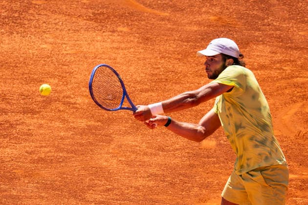 Jaime Faria v Gonzalo Bueno - Millennium Estoril Open 2026 Jaime Faria from Portugal competes against Gonzalo Bueno from Peru during the Millennium Estoril Open ATP, Tennis Herren 250 tennis tournament at Estoril Tennis Club in Estoril, Portugal, on July 23, 2026. Estoril Portugal  Copyright: xNunoxCruzx originalFilename:cruz-jaimefar260723_npTTq.jpg