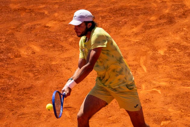 Jaime Faria v Gonzalo Bueno - Millennium Estoril Open 2026 Jaime Faria from Portugal competes against Gonzalo Bueno from Peru during the Millennium Estoril Open ATP, Tennis Herren 250 tennis tournament at Estoril Tennis Club in Estoril, Portugal, on July 23, 2026. Estoril Portugal  Copyright: xNunoxCruzx originalFilename:cruz-jaimefar260723_npxPS.jpg