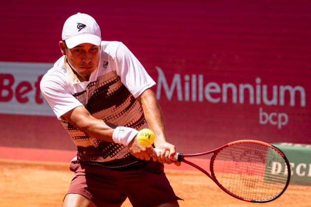 Jaime Faria v Gonzalo Bueno - Millennium Estoril Open 2026 Jaime Faria from Portugal competes against Gonzalo Bueno from Peru during the Millennium Estoril Open ATP, Tennis Herren 250 tennis tournament at Estoril Tennis Club in Estoril, Portugal, on July 23, 2026. Estoril Portugal  Copyright: xNunoxCruzx originalFilename:cruz-jaimefar260723_npc0R.jpg