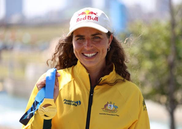 July 23, 2026, Oklahoma City, Oklahoma, USA: JESSICA FOX of Australia gold medalist of Women s Kayak on 2026 ICF Canoe Slalom World Championships, Oklahoma City, USA. ICF Canoe Slalom World Championships 2026 - Jessica Fox  - ZUMAc278 20260723_zsp_c278_006 Copyright: xMarcinxCholewinskix