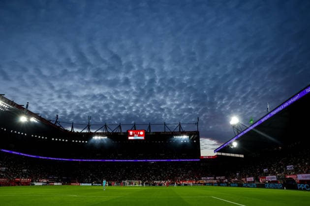 ENSCHEDE, NETHERLANDS - JULY 23: General view during the UEFA Europa League 2026 27 second qualifying round first leg match between FC Twente and Ferencvaros at FC Twente Stadium on July 23, 2026 in Enschede, Netherlands.  Copyright: xRenexNijhuis MBxMediax