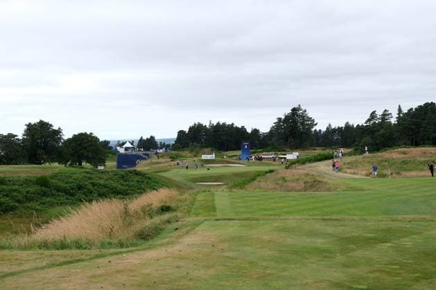 UK: The ISPS HANDA Senior Open Championship at King‚Äôs Course, Gleneagles, Scotland on 23 July 2026: Pictured: A general view of the 8th hole during the first round of the ISPS Handa Senior Open Championship 2026 Gleneagles King‚Äôs Course Scotland Scotland Copyright: xAlexxToddx