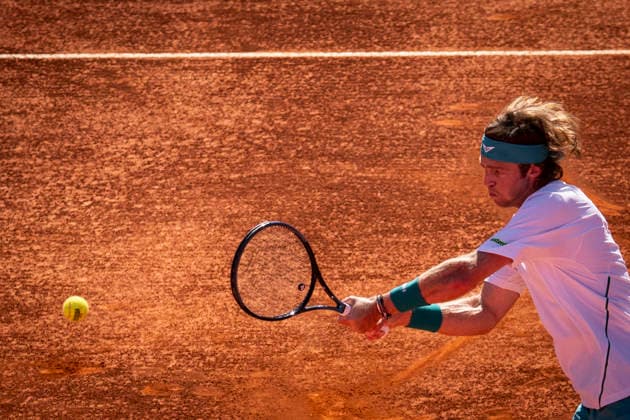 Andrey Rublev v Timofey Skatov - Millennium Estoril Open 2026 Andrey Rublev of Russia competes against Timofey Skatov of Kazakhstan during the Millennium Estoril Open ATP, Tennis Herren 250 tennis tournament at Estoril Tennis Club in Estoril, Portugal, on July 23, 2026. Estoril Portugal  Copyright: xNunoxCruzx originalFilename:cruz-andreyru260723_npnjJ.jpg
