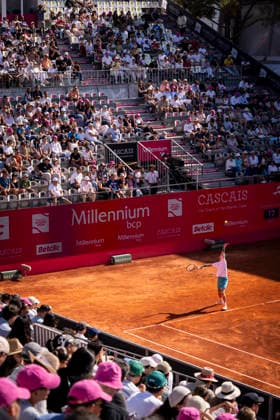 Andrey Rublev v Timofey Skatov - Millennium Estoril Open 2026 Andrey Rublev of Russia competes against Timofey Skatov of Kazakhstan during the Millennium Estoril Open ATP, Tennis Herren 250 tennis tournament at Estoril Tennis Club in Estoril, Portugal, on July 23, 2026. Estoril Portugal  Copyright: xNunoxCruzx originalFilename:cruz-andreyru260723_npA78.jpg