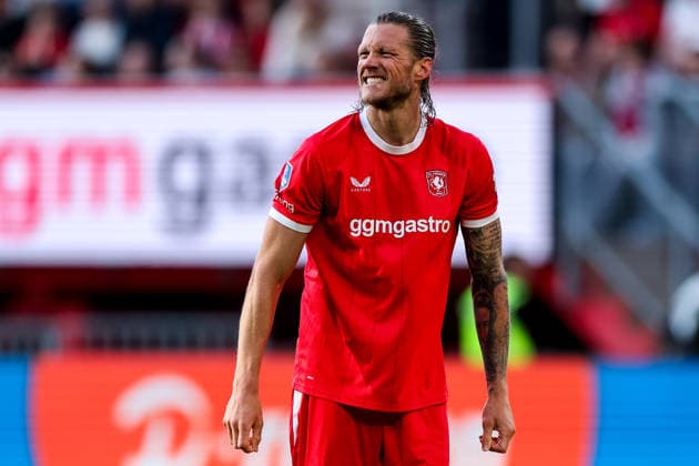 ENSCHEDE, NETHERLANDS - JULY 23: Wout Weghorst of FC Twente looks on during the UEFA Europa League 2026 27 second qualifying round first leg match between FC Twente and Ferencvaros at FC Twente Stadium on July 23, 2026 in Enschede, Netherlands.  Copyright: xRenexNijhuis MBxMediax