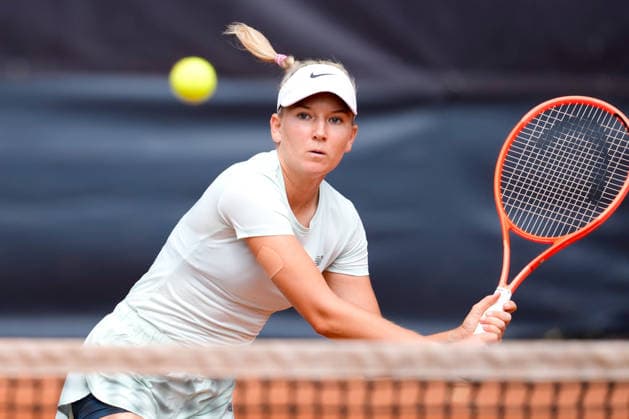MSC Hamburg Ladies Open - Day 4 Nika Radisic of Slovenia and her playing partner Dalila Jakupovic of Slovenia are in action during their quarterfinal doubles match against Mariia Kozyreva and Elena Pridankina at the 2026 MSC Hamburg Ladies Open women s tennis tournament at Am Rothenbaum in Hamburg, Germany. Hamburg Hamburg Germany  Copyright: xOwenxHammondx originalFilename:hammond-2026msch260723_npeEE.jpg