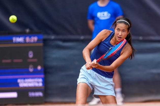 MSC Hamburg Ladies Open - Day 4 Zhibek Kulambayeva of Kazakhstan and her playing partner Darja Semenistaja of Latvia compete in their round of 16 doubles match against Tamara Korpatsch and Noma Noha Akugue of Germany at the 2026 MSC Hamburg Ladies Open Women s tennis tournament at Am Rothenbaum in Hamburg, Germany. Hamburg Hamburg Germany  Copyright: xOwenxHammondx originalFilename:hammond-2026msch260723_npNdm.jpg