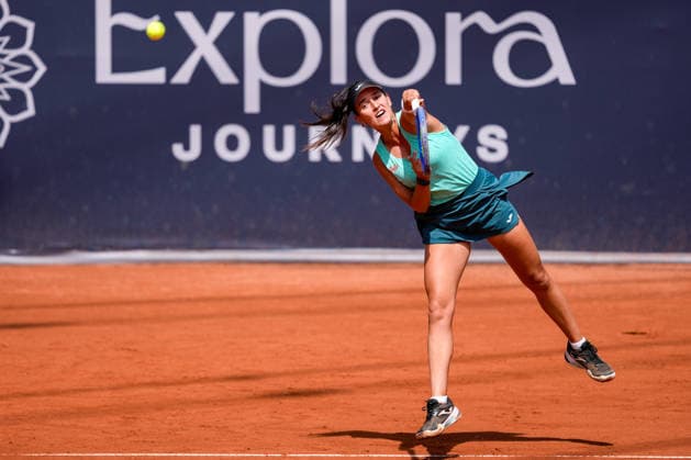 MSC Hamburg Ladies Open - Day 4 Leyre Romero Gormaz of Spain plays against first seed Oleksandra Oliynykova of Ukraine during their round of 16 match at the 2026 MSC Hamburg Ladies Open Women s tennis tournament at Am Rothenbaum in Hamburg, Germany. Hamburg Hamburg Germany  Copyright: xOwenxHammondx originalFilename:hammond-2026msch260723_npq4O.jpg