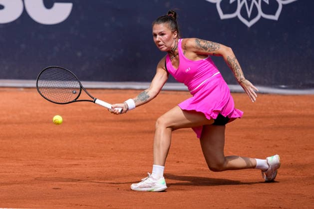 MSC Hamburg Ladies Open - Day 4 First seed Oleksandra Oliynykova of Ukraine plays against Leyre Romero Gormaz of Spain during their round of 16 match at the 2026 MSC Hamburg Ladies Open women s tennis tournament at Am Rothenbaum in Hamburg, Germany. Hamburg Hamburg Germany  Copyright: xOwenxHammondx originalFilename:hammond-2026msch260723_np4p2.jpg