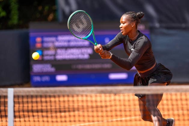 MSC Hamburg Ladies Open - Day 4 Noma Noha Akugue and Tamara Korpatsch of Germany play against Zhibek Kulambayeva of Kazakhstan and Darja Semenistaja of Latvia during their round of 16 doubles match at the 2026 MSC Hamburg Ladies Open Women s tennis tournament at Am Rothenbaum in Hamburg, Germany. Hamburg Hamburg Germany  Copyright: xOwenxHammondx originalFilename:hammond-2026msch260723_npy5t.jpg