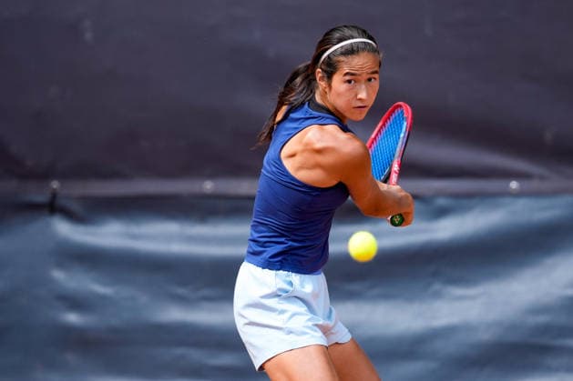 MSC Hamburg Ladies Open - Day 4 Zhibek Kulambayeva of Kazakhstan and her playing partner Darja Semenistaja of Latvia compete in their round of 16 doubles match against Tamara Korpatsch and Noma Noha Akugue of Germany at the 2026 MSC Hamburg Ladies Open Women s tennis tournament at Am Rothenbaum in Hamburg, Germany. Hamburg Hamburg Germany  Copyright: xOwenxHammondx originalFilename:hammond-2026msch260723_np0vK.jpg