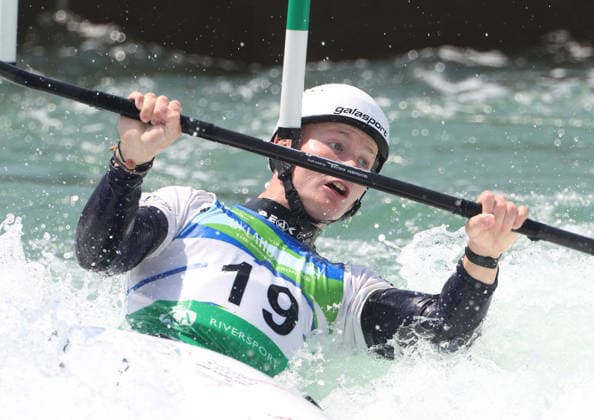 July 23, 2026, Oklahoma City, Oklahoma, USA: SAM LEAVER of Great Britain during final of Men s Kayak on 2026 ICF Canoe Slalom World Championships, Oklahoma City, USA. ICF Canoe Slalom World Championships 2026 - Sam Leaver  - ZUMAc278 20260723_zsp_c278_025 Copyright: xMarcinxCholewinskix