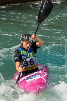 ICF Canoe Slalom World Championships Hanna Danek during ICF Canoe Slalom World Championships in Oklahoma City, USA, on July 23, 2026 Oklahoma City USA  Copyright: xFotoxOlimpikx originalFilename:jastrzebowski-icfcanoe260723_npFQw.jpg