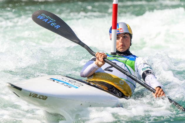 ICF Canoe Slalom World Championships Jessica Fox during ICF Canoe Slalom World Championships in Oklahoma City, USA, on July 23, 2026 Oklahoma City USA  Copyright: xFotoxOlimpikx originalFilename:jastrzebowski-icfcanoe260723_npjFD.jpg