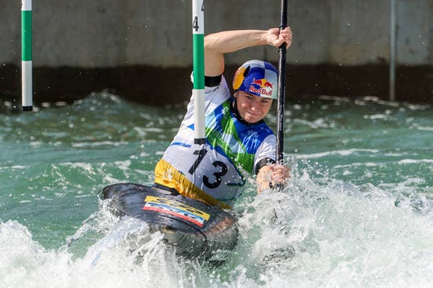 ICF Canoe Slalom World Championships Zuzana Pankova during ICF Canoe Slalom World Championships in Oklahoma City, USA, on July 23, 2026 Oklahoma City USA  Copyright: xFotoxOlimpikx originalFilename:jastrzebowski-icfcanoe260723_npPsS.jpg