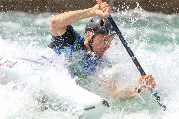 ICF Canoe Slalom World Championships Michal Pasiut during ICF Canoe Slalom World Championships in Oklahoma City, USA, on July 23, 2026 Oklahoma City USA  Copyright: xFotoxOlimpikx originalFilename:jastrzebowski-icfcanoe260723_npLDi.jpg