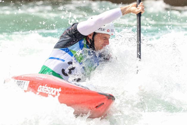 ICF Canoe Slalom World Championships Dariusz Popiela during ICF Canoe Slalom World Championships in Oklahoma City, USA, on July 23, 2026 Oklahoma City USA  Copyright: xFotoxOlimpikx originalFilename:jastrzebowski-icfcanoe260723_npYFl.jpg