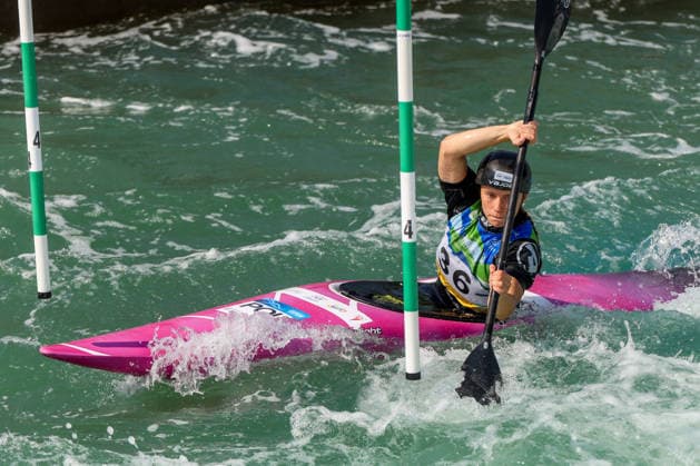 ICF Canoe Slalom World Championships Hanna Danek during ICF Canoe Slalom World Championships in Oklahoma City, USA, on July 23, 2026 Oklahoma City USA  Copyright: xFotoxOlimpikx originalFilename:jastrzebowski-icfcanoe260723_npyHP.jpg