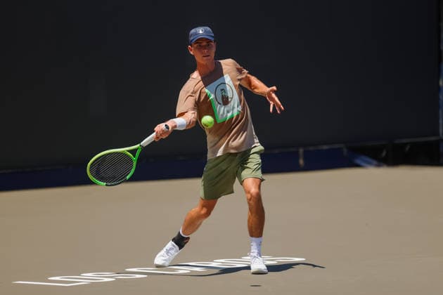 LOS CABOS TENNIS OPEN 2026 LOS CABOS TENNIS OPEN 2026 23072026 LOS CABOS, MEXICO. Action photo of Dalibor Svrcina of Czechia, during a training session at the Cabo Sorts Complex, prior to the start of the Los Cabos Tennis Open 2026 in Baja California, Mexico. Foto de accion de Dalibor Svrcina de Chequia, durante una sesion de entrenamiento en el Cabo Sports Complex, previo al arranque del Los Cabos Tennis Open 2026 en Baja California, Mexico. PHOTO BY IMAGENSHOP AGENCIA FOTOGRAFICA LOS CABOS BAJA CALOFORNIA MEXICO *** LOS CABOS TENNIS OPEN 2026 LOS CABOS TENNIS OPEN 2026 07 23 2026 LOS CABOS, MEXICO Action photo of Dalibor Svrcina of the Czech Republic during a training session at the Cabo Sports Complex prior to the start of the 2026 Los Cabos Tennis Open in Baja California, Mexico Action photo of Dalibor Svrcina of the Czech Republic, during a training session at the Cabo Sports Complex, prior to the start of the 2026 Los Cabos Tennis Open in Baja California, Mexico PHOTO BY IMAGENSHOP PHOTO AGENCY LOS CABOS BAJA CALIFORNIA MEXICO Copyright: xIMAGENSHOPxAGENCIAxFOTOGRAFICAx