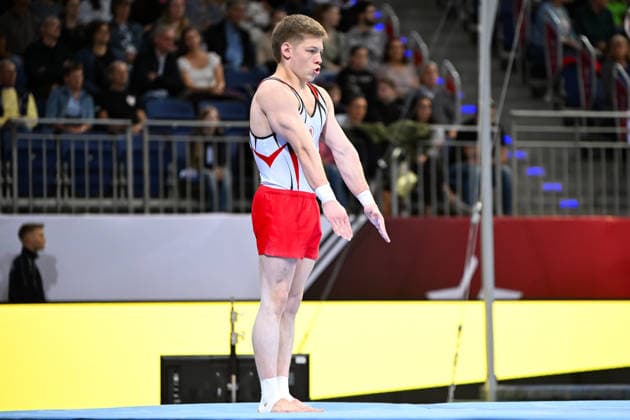 Gabriel Eichhorn (MTV Stuttgart 1843) DIE FINALS 2026 - Deutsche Meisterschaften Geraeteturnen Mehrkampf Maenner 23.07.2026 DIE FINALS 2026 - Deutsche Meisterschaften Geraeteturnen Mehrkampf Maenner, 23.07.2026 Hannover *** Gabriel Eichhorn MTV Stuttgart 1843 THE FINALS 2026 German Artistic Gymnastics Championships Men s All-Around July 23, 2026 THE FINALS 2026 German Artistic Gymnastics Championships Men s All-Around, July 23, 2026, Hanover Copyright: xEibner-Pressefoto xHoepnerx EP_PHR
