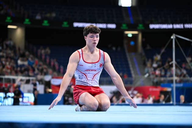 Radomyr Stelmakh (SC Cottbus Turnen) DIE FINALS 2026 - Deutsche Meisterschaften Geraeteturnen Mehrkampf Maenner 23.07.2026 DIE FINALS 2026 - Deutsche Meisterschaften Geraeteturnen Mehrkampf Maenner, 23.07.2026 Hannover *** Radomyr Stelmakh SC Cottbus Gymnastics THE FINALS 2026 German Artistic Gymnastics Championships Men s All-Around July 23, 2026 THE FINALS 2026 German Artistic Gymnastics Championships Men s All-Around, July 23, 2026, Hanover Copyright: xEibner-Pressefoto xHoepnerx EP_PHR