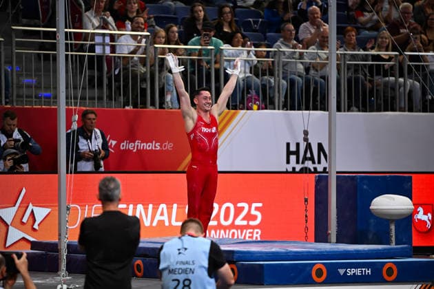 Andreas Toba (Turn-Klubb zu Hannover 1858) DIE FINALS 2026 - Deutsche Meisterschaften Geraeteturnen Mehrkampf Maenner 23.07.2026 DIE FINALS 2026 - Deutsche Meisterschaften Geraeteturnen Mehrkampf Maenner, 23.07.2026 Hannover *** Andreas Toba Turn Klubb Hannover 1858 THE FINALS 2026 German Artistic Gymnastics Championships Men s All-Around July 23, 2026 THE FINALS 2026 German Artistic Gymnastics Championships Men s All-Around, July 23, 2026, Hanover Copyright: xEibner-Pressefoto xHoepnerx EP_PHR