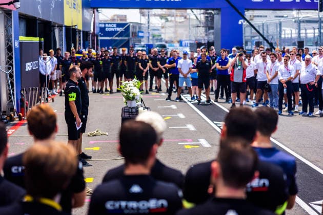 2026 FORMULA E TOKYO ePRIX Tribute to Cyril Blais during the Tokyo ePrix, 14th and 15th round of the 2025-26 ABB FIA Formula E World Championship, WM, Weltmeisterschaft on the Tokyo Street Circuit from July 24 to 26, 2026 in Tokyo, Japan - TokyoJapan  Copyright: xBastienxRouxx
